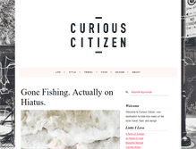 Tablet Screenshot of curiouscitizen.com